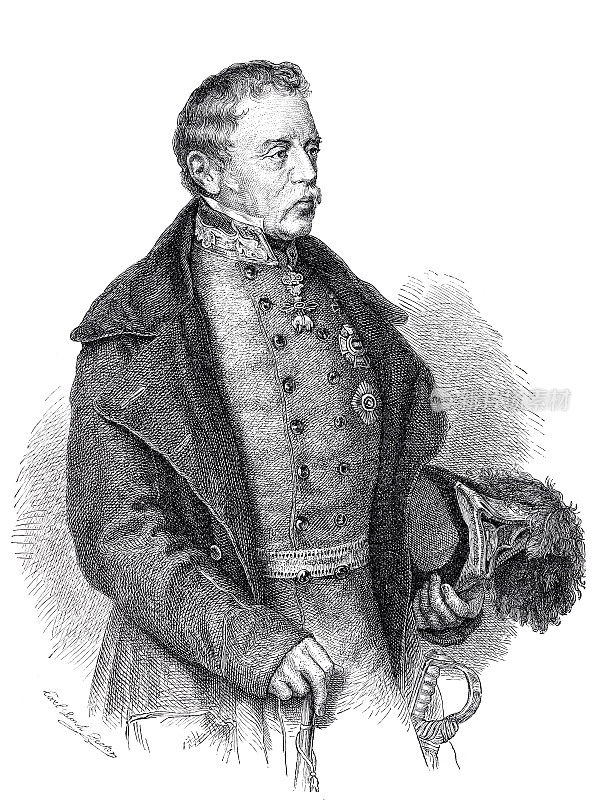 约翰・约瑟夫・温泽尔 安东・弗朗茨・卡尔・拉德茨基・冯・拉德茨伯爵，奥地利将军
